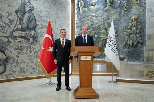 Kuzey Kıbrıs Türk Cumhuriyeti (KKTC) Cumhurbaşkanı Sayın Ersin Tatar Gaziantep’te